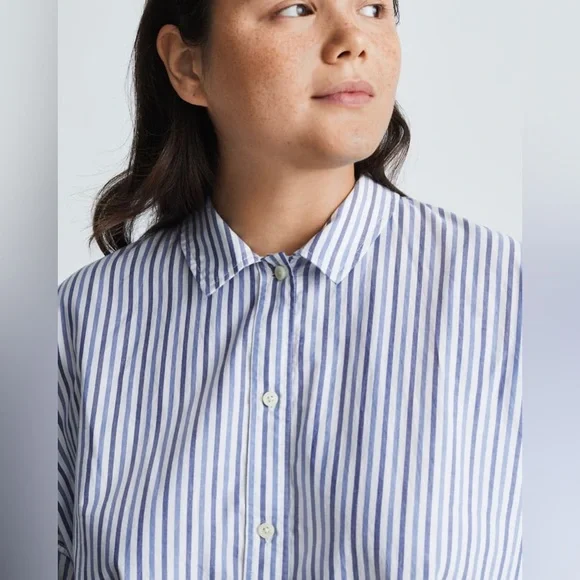 NWT Everlane The Woven PJ Top - Picture 2 of 11